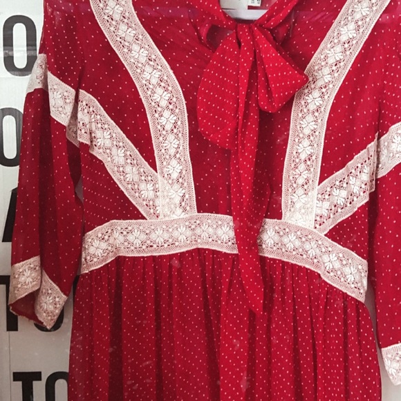 ASOS red bow dress - Picture 3 of 3